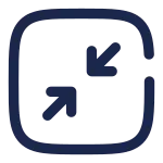 Minimize Square Minimalistic SVG Icon